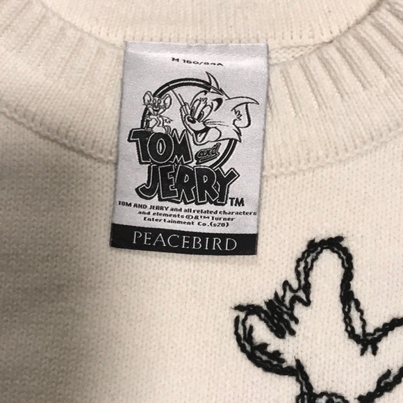 Tom and Jerry adult pullover sweater by Peacebird - Picture 5 of 6